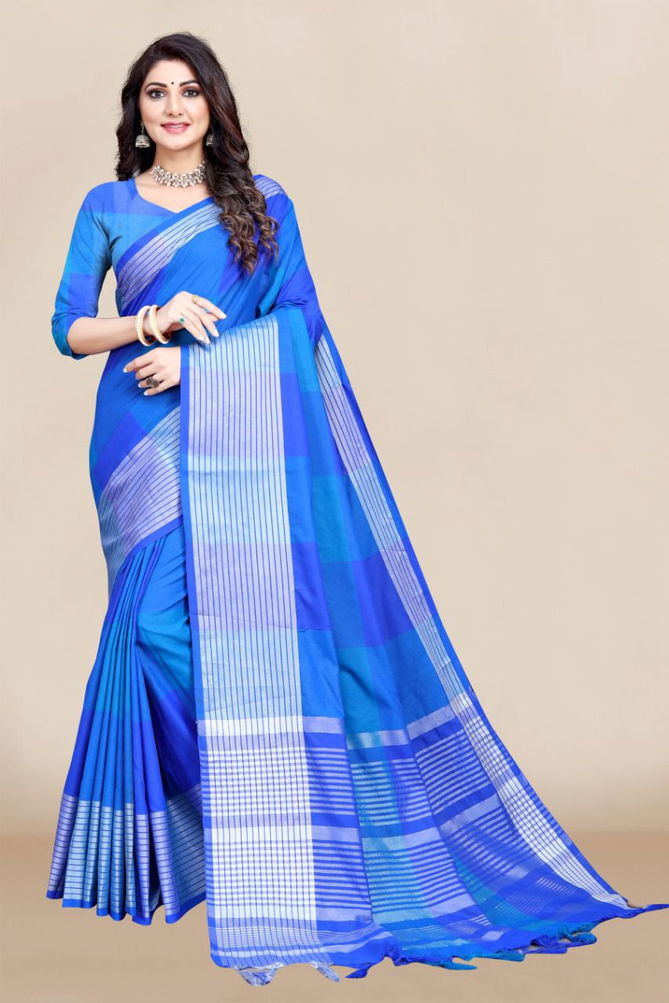 Rehana V Casual Wear Designer Cotton Saree Collection